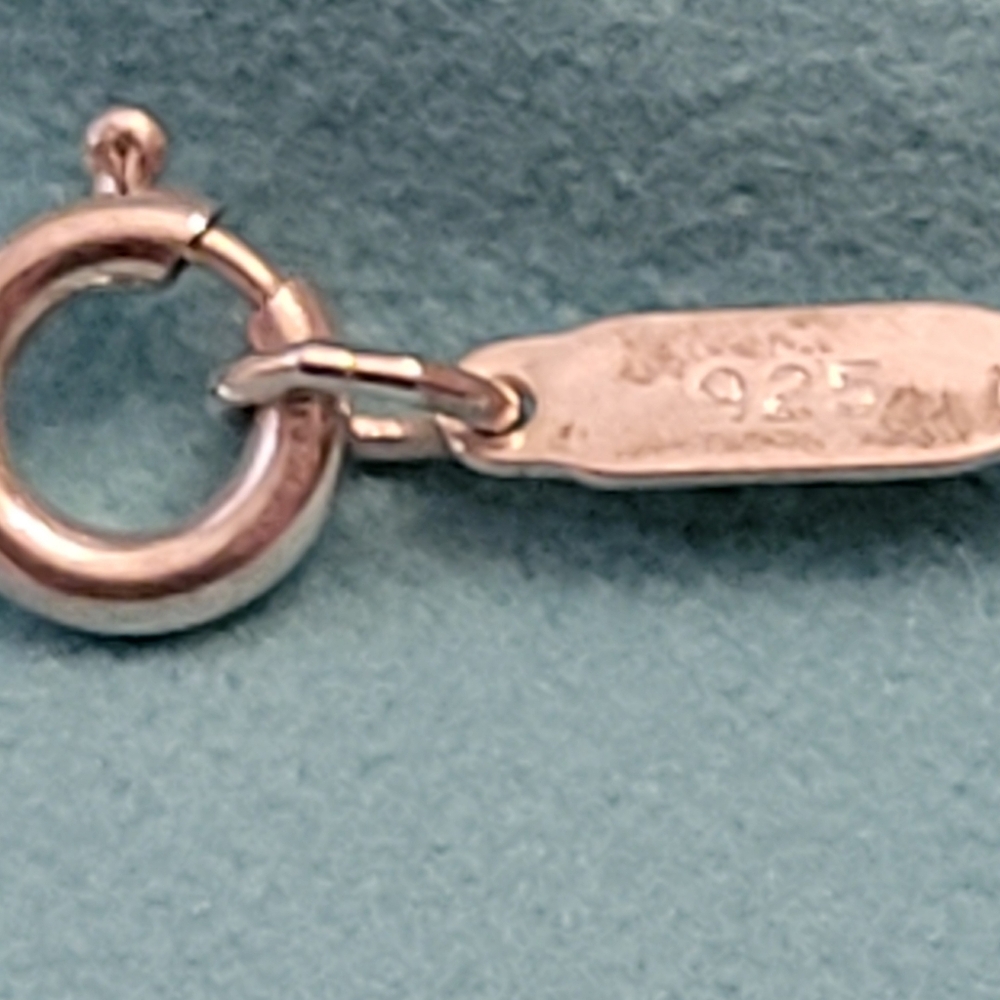 Tiffany & Co. Elegant Silver Infinity Necklace Box & Pouch - Picture 7 of 8